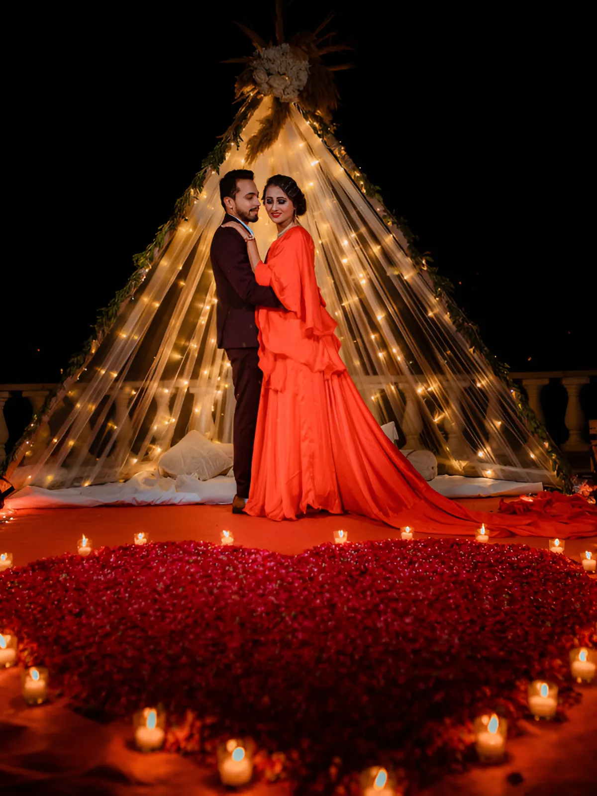 Pre-wedding couple